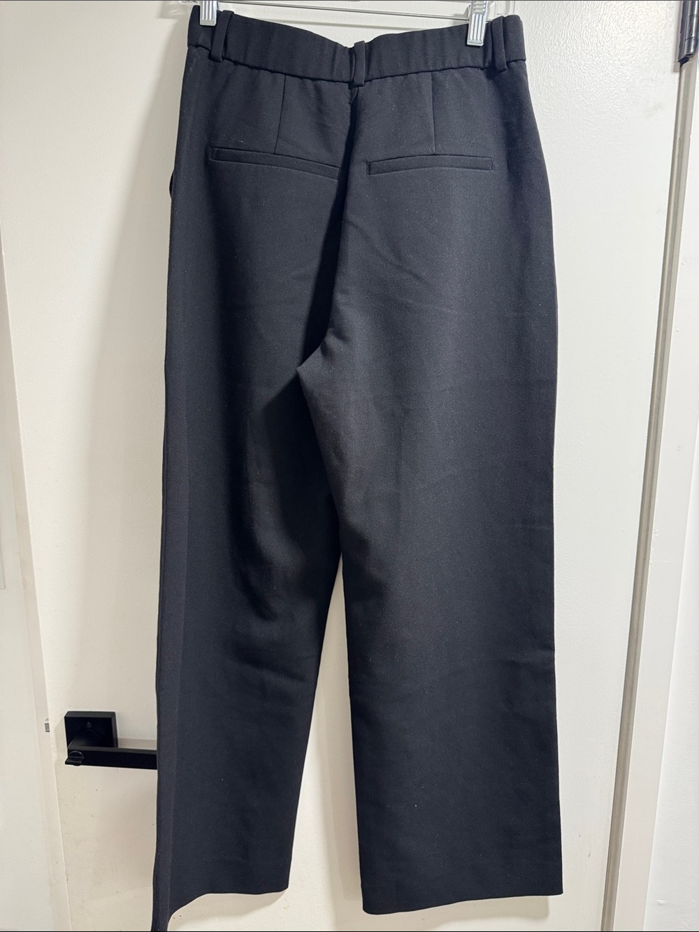 A&F Sloan Black Wide-Leg Trousers - Picture 3 of 3